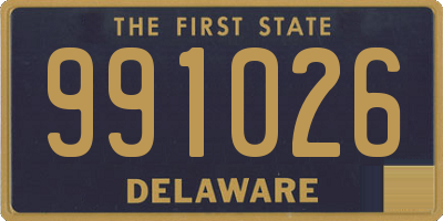 DE license plate 991026