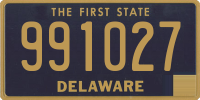 DE license plate 991027