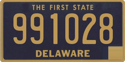 DE license plate 991028