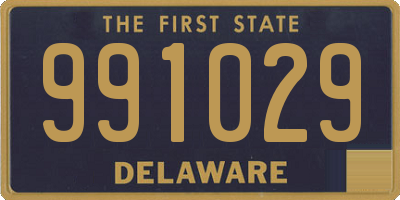 DE license plate 991029