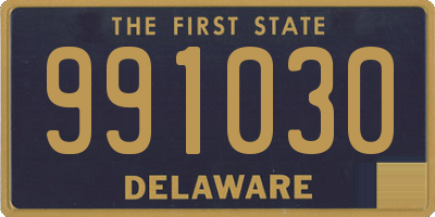 DE license plate 991030