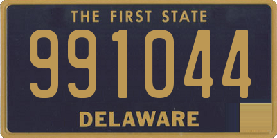 DE license plate 991044