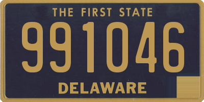 DE license plate 991046