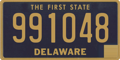 DE license plate 991048