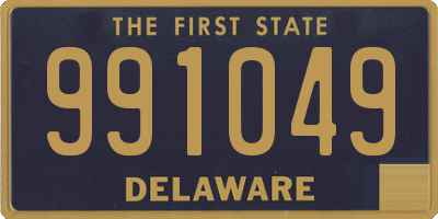 DE license plate 991049