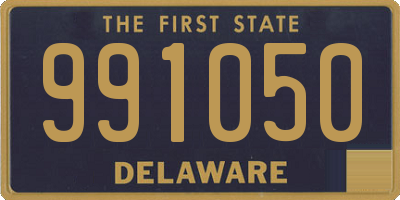 DE license plate 991050