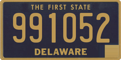 DE license plate 991052