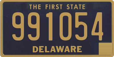 DE license plate 991054