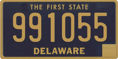 DE license plate 991055