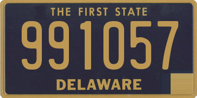 DE license plate 991057