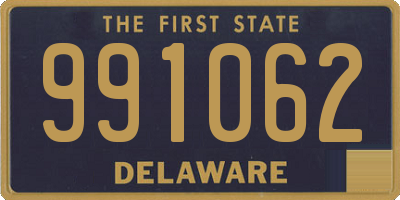 DE license plate 991062