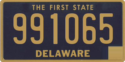 DE license plate 991065