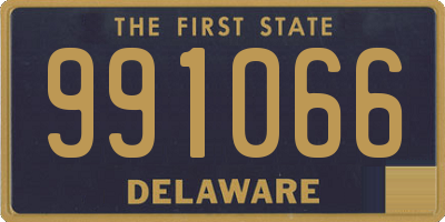 DE license plate 991066