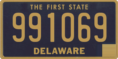 DE license plate 991069