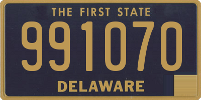 DE license plate 991070