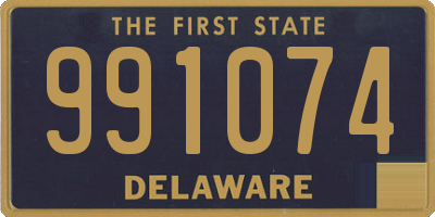 DE license plate 991074