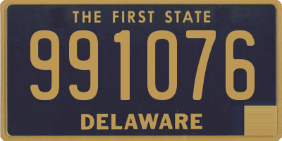 DE license plate 991076