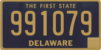 DE license plate 991079