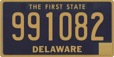 DE license plate 991082