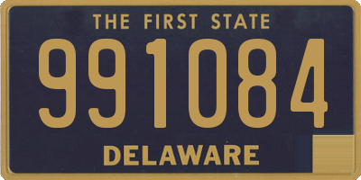 DE license plate 991084