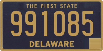 DE license plate 991085