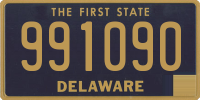 DE license plate 991090