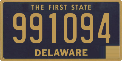 DE license plate 991094