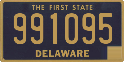 DE license plate 991095