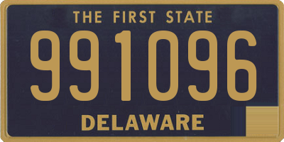 DE license plate 991096