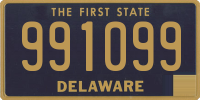 DE license plate 991099