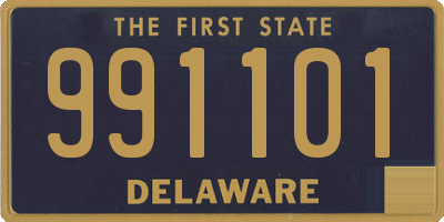 DE license plate 991101