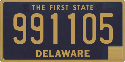 DE license plate 991105