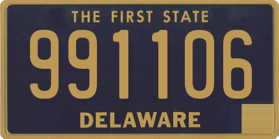 DE license plate 991106