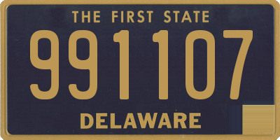 DE license plate 991107