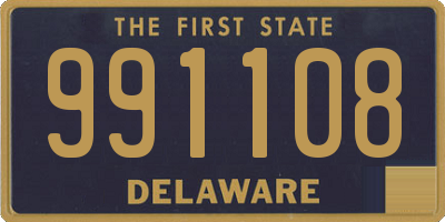 DE license plate 991108