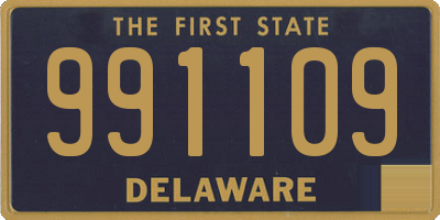 DE license plate 991109