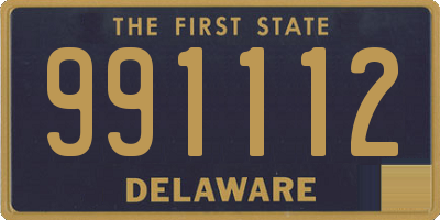 DE license plate 991112