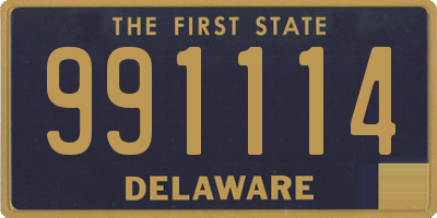 DE license plate 991114