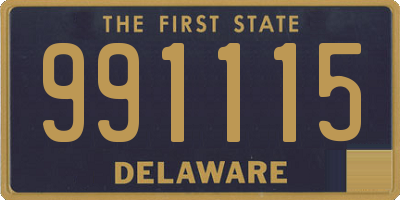 DE license plate 991115