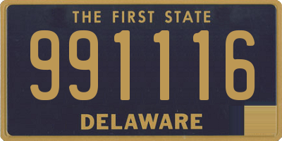 DE license plate 991116