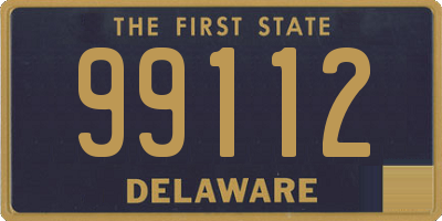 DE license plate 99112