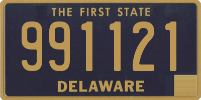 DE license plate 991121