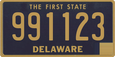 DE license plate 991123