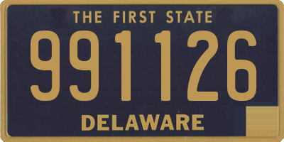 DE license plate 991126