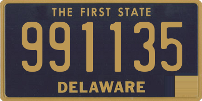 DE license plate 991135