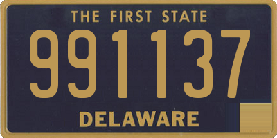 DE license plate 991137