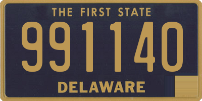 DE license plate 991140