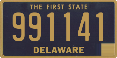 DE license plate 991141