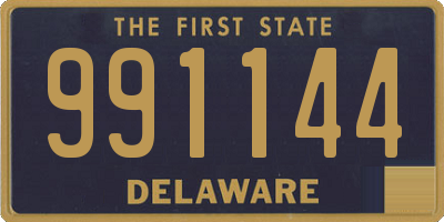 DE license plate 991144