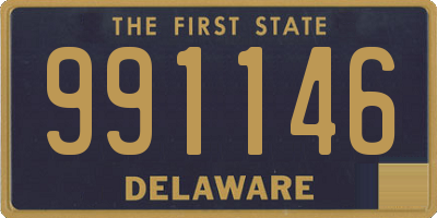 DE license plate 991146